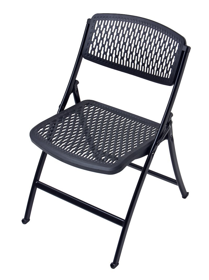 Flex One Folding Chair, Black, 4-Pack
