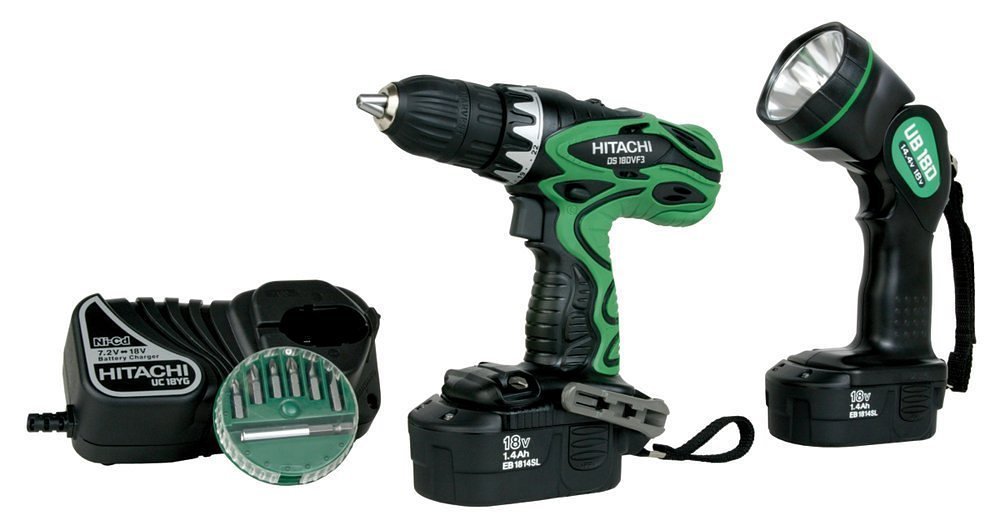 Hitachi DS18DVF3 18-Volt Ni-Cad