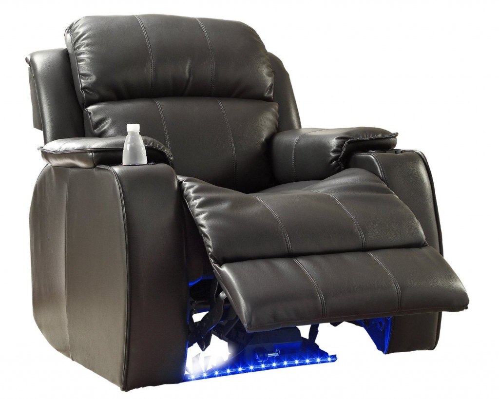 Jason Leather Power Recliner with Massage