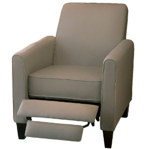 Lucas Grey Recliner Club Chair