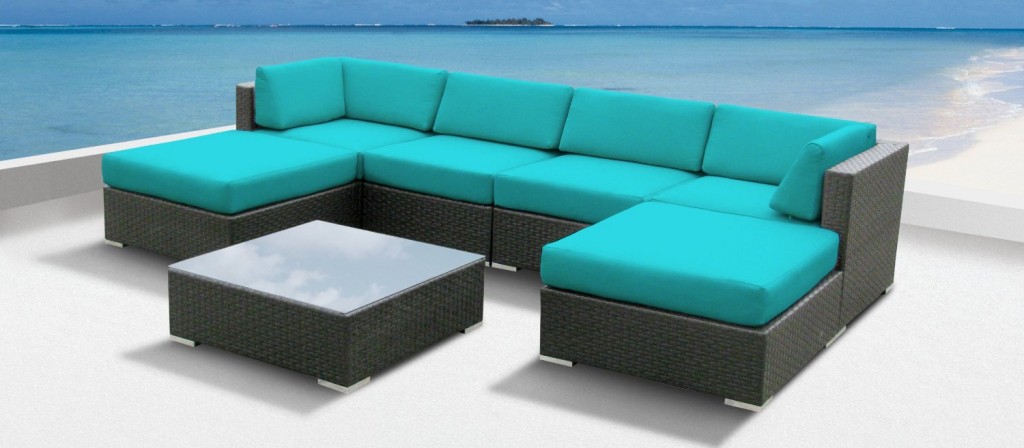 Luxxella Outdoor Patio Wicker MALLINA Sofa