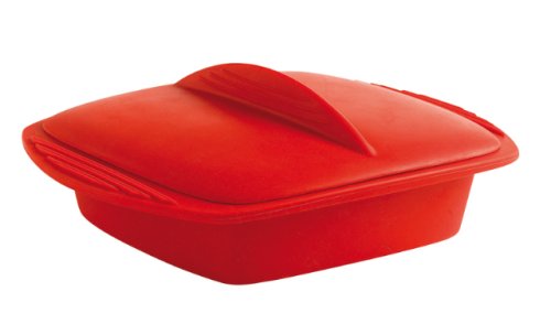 Mastrad A68910 Silicone Square Steam Cooker 42 Ounce