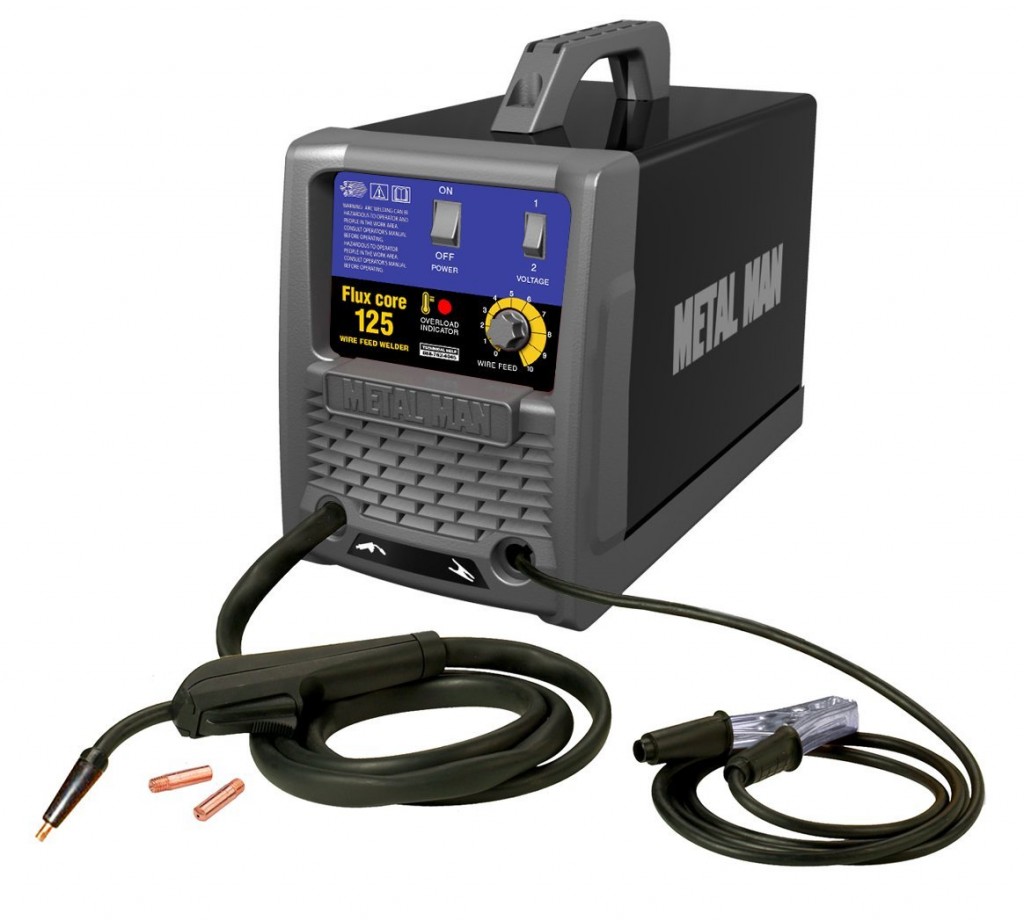 Metal Man FC125 125 Amp 115-Volt Flux Core Wire Feed Welder