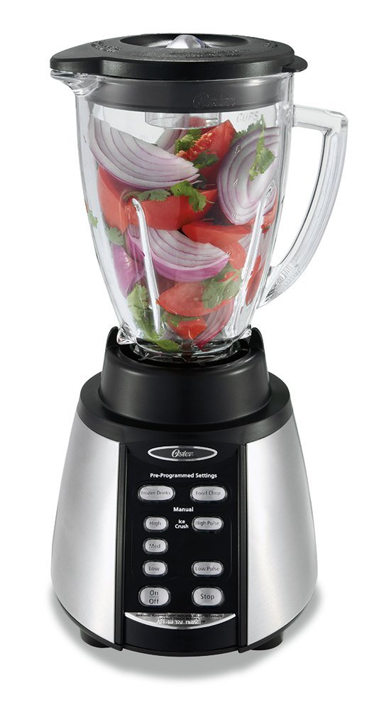 Oster BVCB07-Z Counterforms 6-Cup Glass Jar 7-Speed Blender