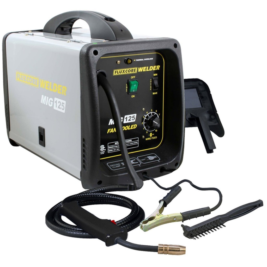 Pro-Series MMIG125 125 Amp Fluxcore Mig Welder Kit, Black