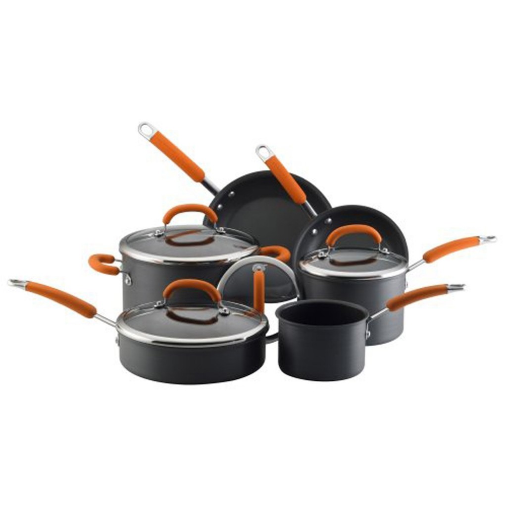 Rachael Ray 80655 Hard Anodized 10-pc. Premier Cookware Set