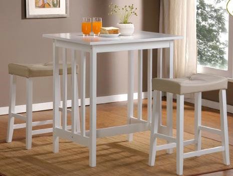 Roundhill 3-Piece Counter Height Dining Set