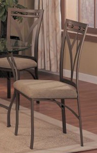 Set of 4 Dining Chairs - Traditional Bronze Finish