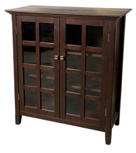 Simpli Home AXREG007 Acadian Collection Medium Storage Cabinet