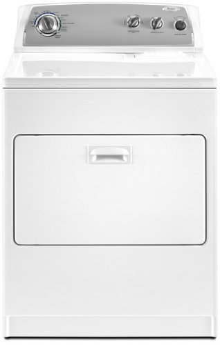 Whirlpool WGD4900XW 7 Cu. Ft. White Gas Front Load Dryer