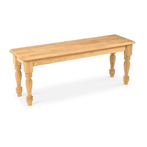 Wood Country Style Farmhouse Dining Bench