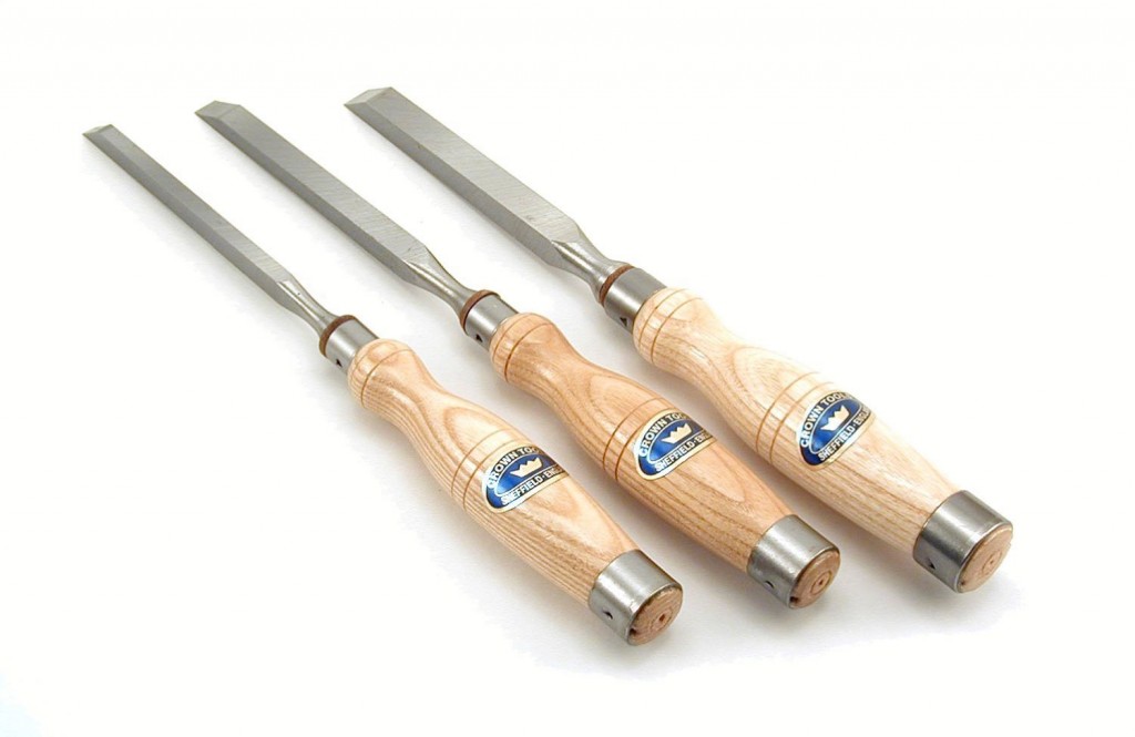 3 Pc. Heavy English Mortise Chisel Set