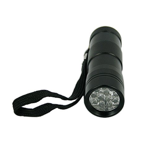 395 nM UV Ultra Violet 21 LED Blacklight Flashlight