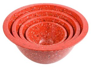 Red Mixing Bowls