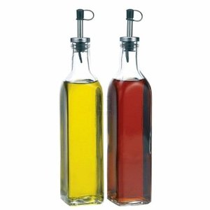 Glass Oil & Vinegar Dispenser Cruet bottles