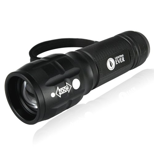 Lighting EVER® Adjustable Focus CREE LED Flashlight