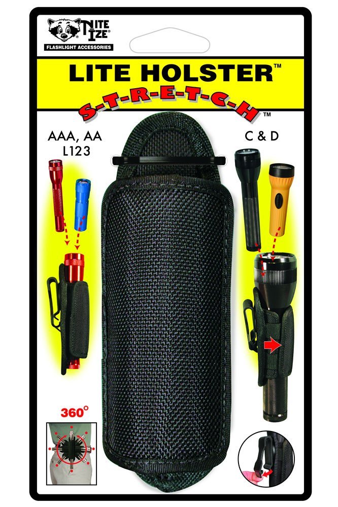 Nite Ize LHS-03 Clip-On Flashlight Holster
