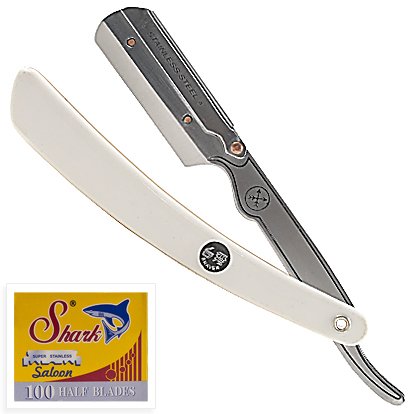 Parker SRW Stainless Steel Straight Edge Barber Razor