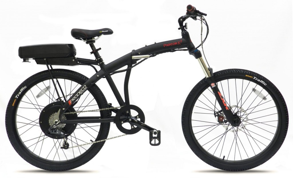 Prodeco V3 Phantom X2 8 Speed Folding Electric Bicycle