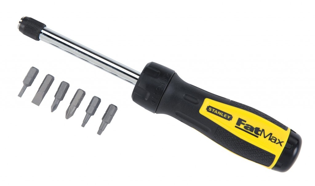 Stanley 69-189 Ratcheting Multi-Bit Screwdriver