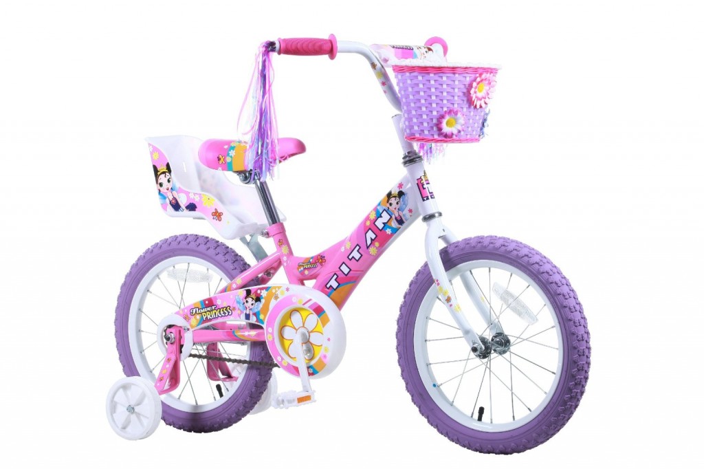 Titan Girl's Flower Princess BMX Bike