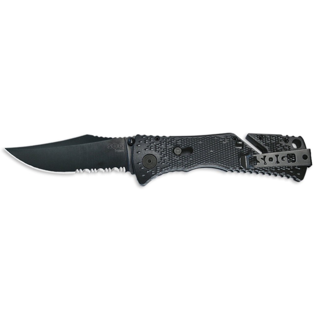 Trident 1 2 Serrated Folding Knife