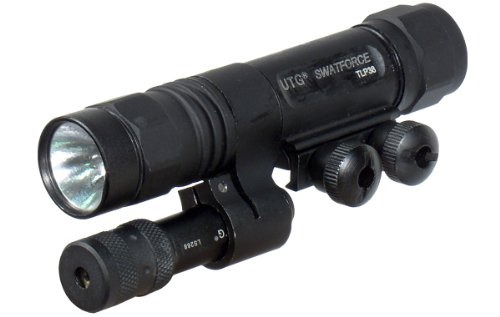 UTG P38 Red Laser Xenon Flashlight Combo