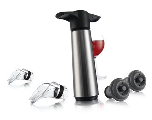 Vacu Vin Stainless Steel Wine Saver Gift Set