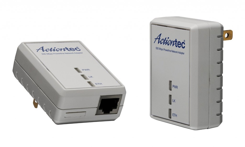 Actiontec PWR511K01 500 Mbps HomePlug