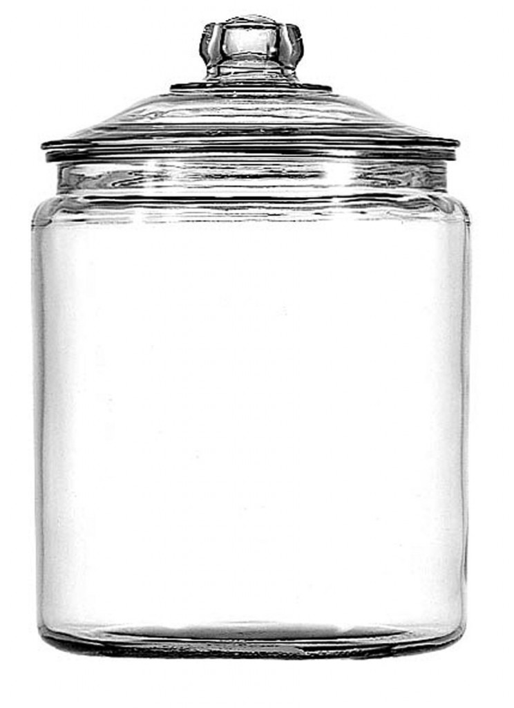 Anchor Hocking Heritage Hill Storage Jar Annealed Glass