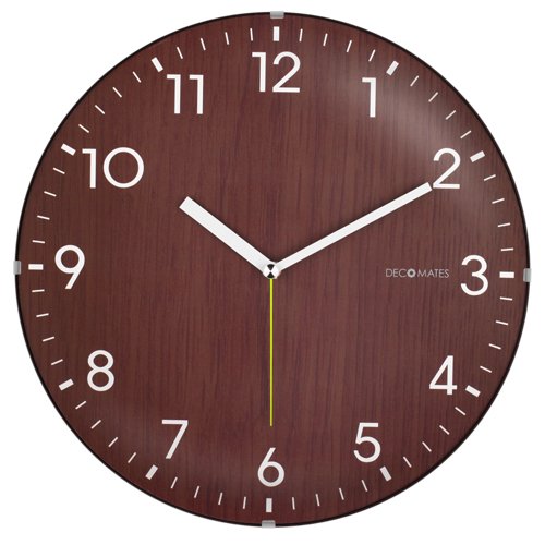 DecoMates Non-Ticking Silent Wall Clock