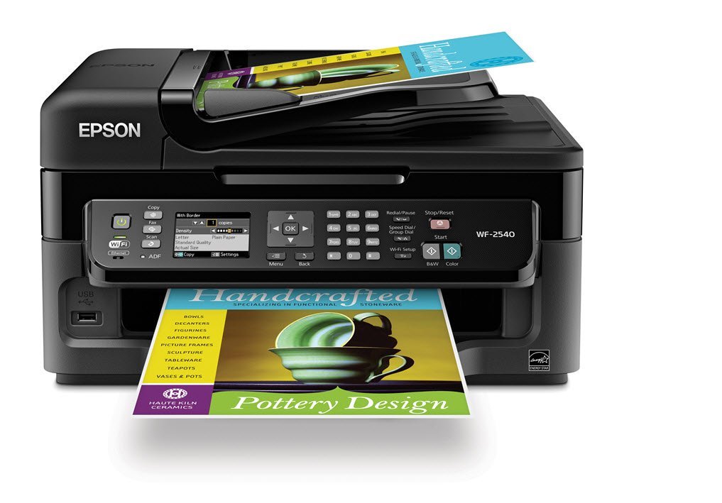 Epson WorkForce WF-2540 Wireless All-in-One Color Inkjet Printer