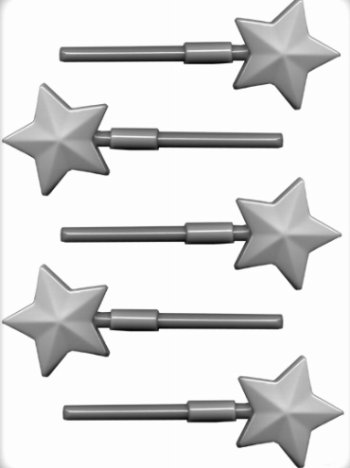 Faceted Star Hard Candy Mold HS-4253