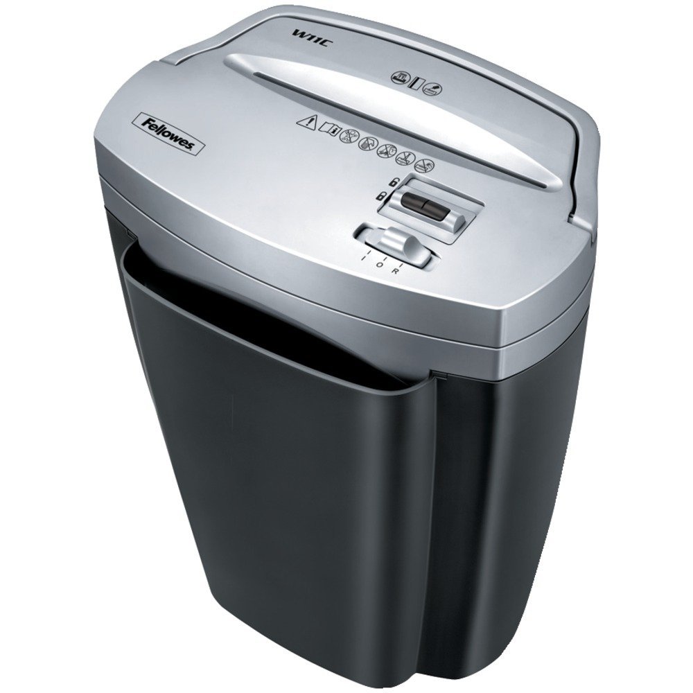 Fellowes Powershred W-11C 11 Sheet Cross-Cut Shredder