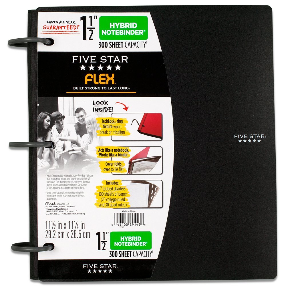 Five Star Flex Hybrid NoteBinder