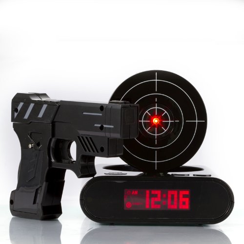 Lock N' load Gun alarm clock