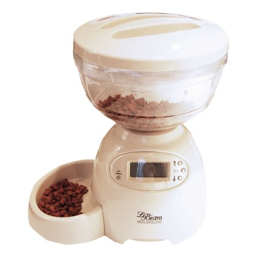 Petmate Le Bistro Portion-Control Automatic Pet Feeder