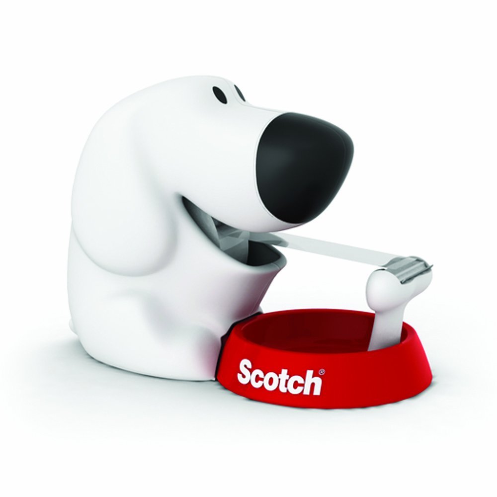 Scotch Dog Tape Dispenser with Magic Tap
