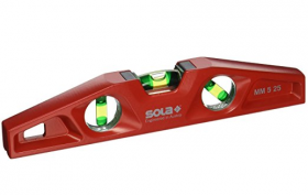 Sola MM 5 25 Cast Aluminum Magnetic Torpedo Level