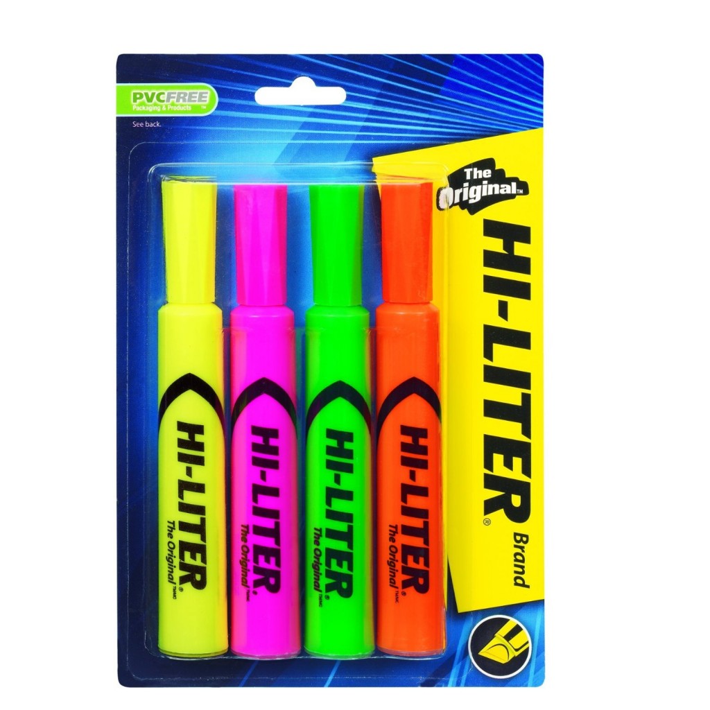 Avery HI-LITER Desk Style Highlighters