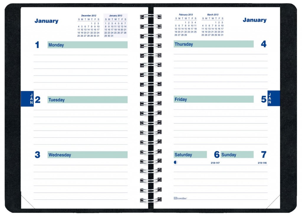 Brownline Weekly Academic Planner