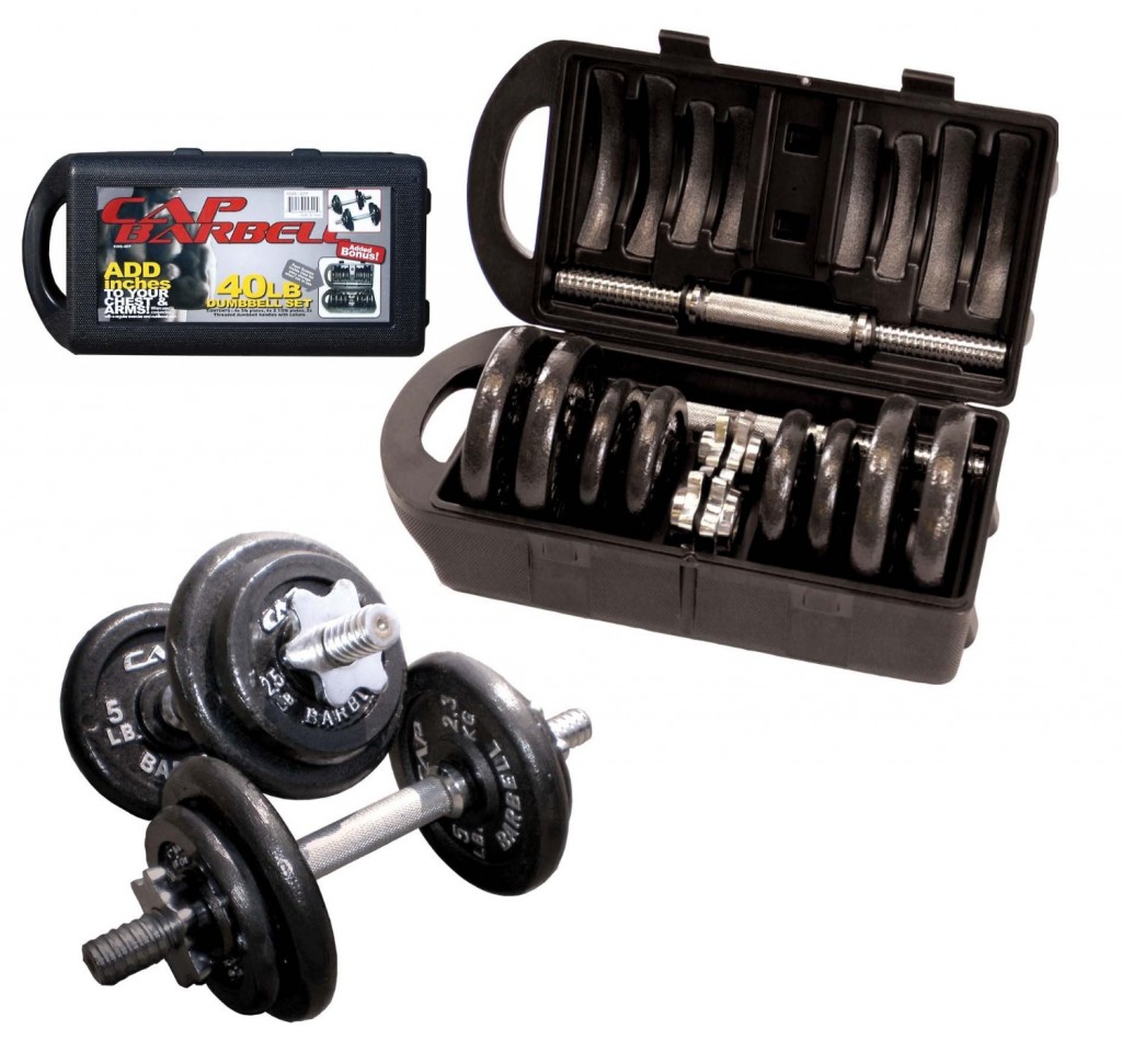 Cap Barbell 40-Pound Dumbbell Set