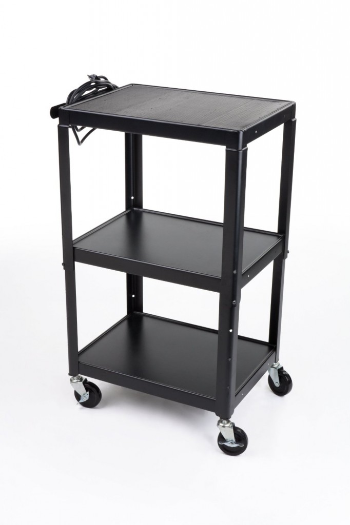 Displays2go 24 x 43 x 18 Inches AV Cart