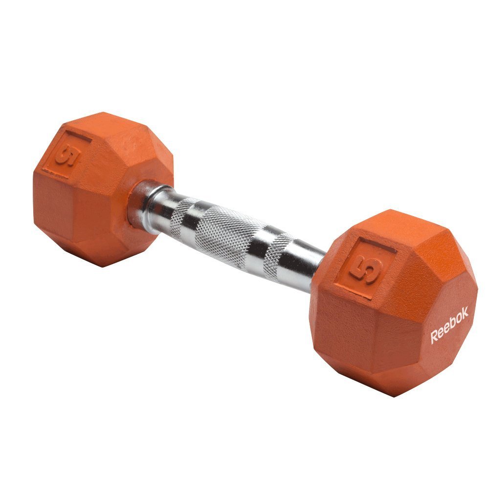 Reebok Rubber Hex Dumbbell