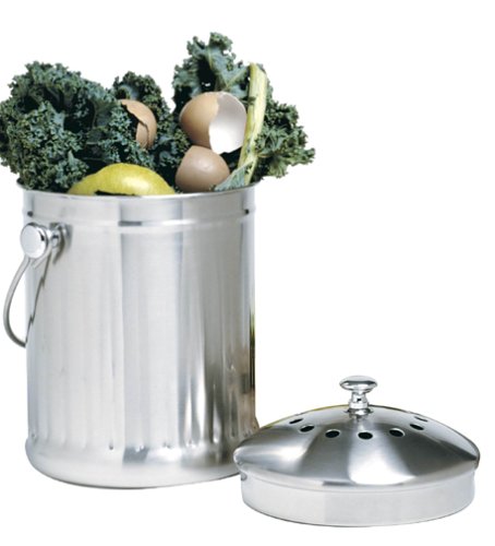 Norpro 1 Gallon Stainless Steel Compost Keeper
