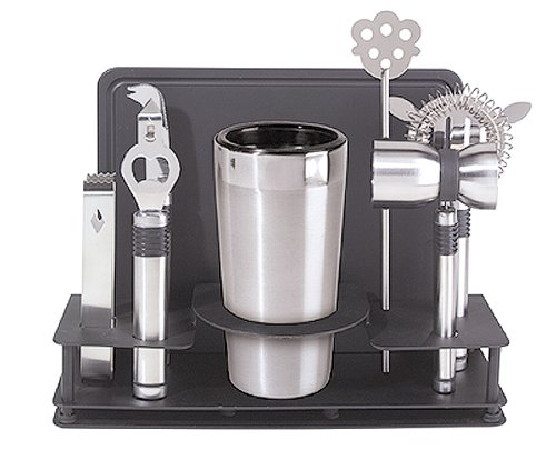 Oggi Pro Stainless-Steel 10-Piece Cocktail Shaker
