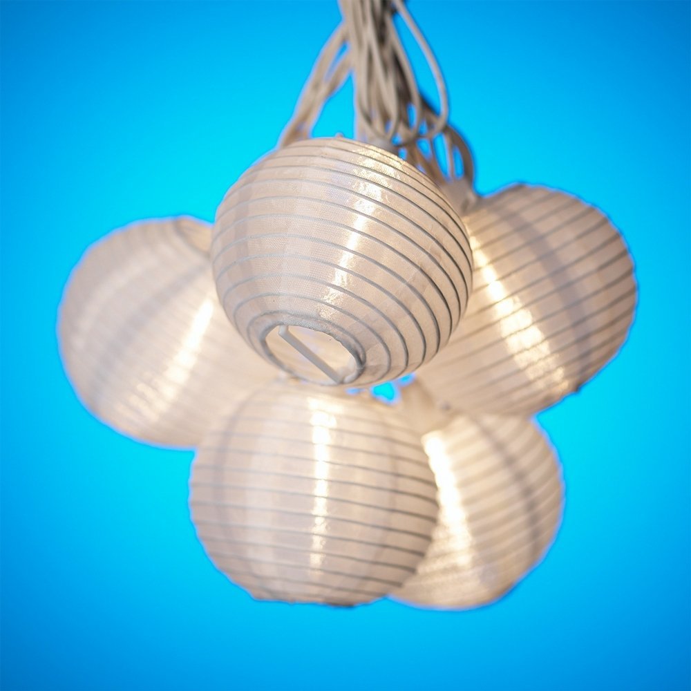 White Paper Lantern String Party Lights