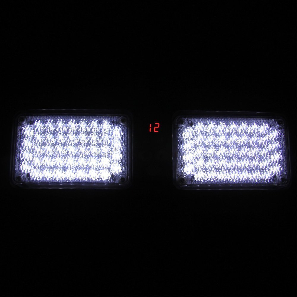 Aurnoc New Commercial Truck Boat Car 86-LED Strobe Lights