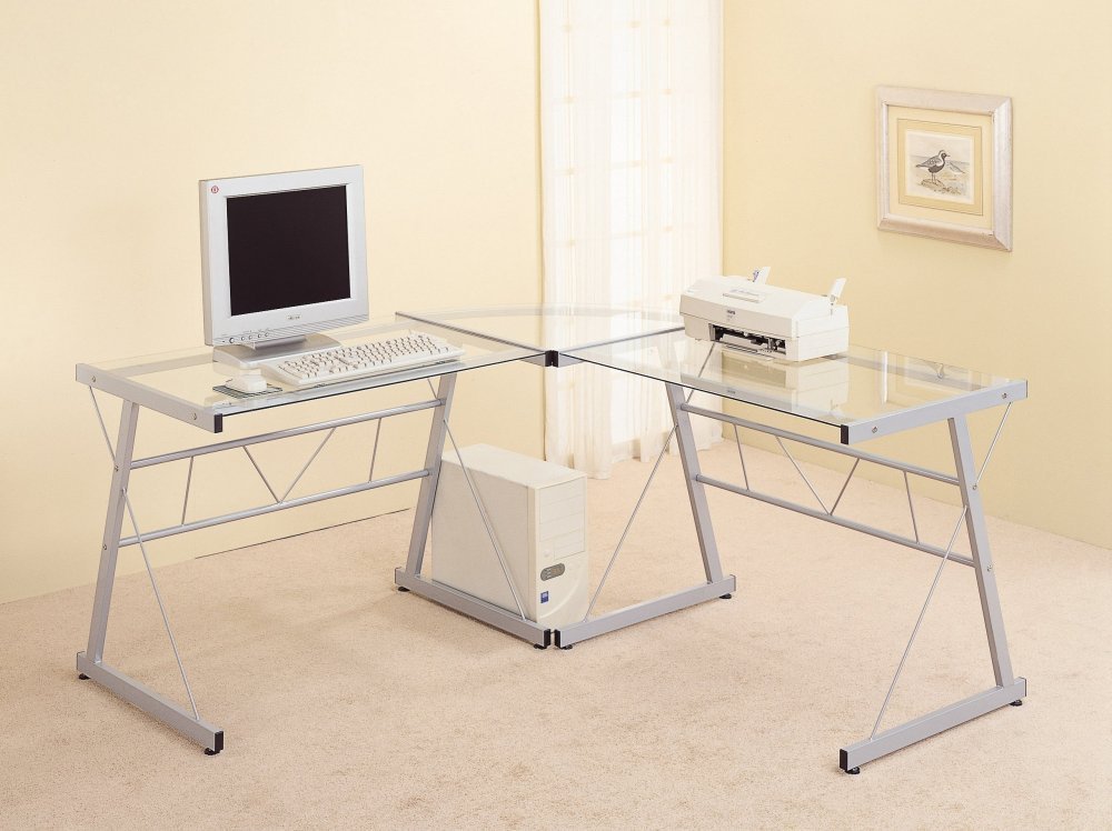 Coaster Contemporary Computer Workstation Office Desk