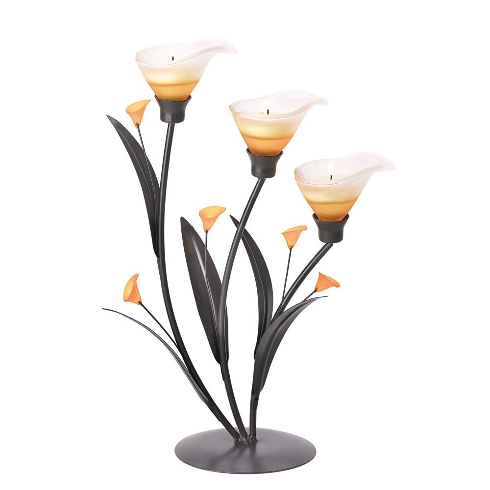Gifts & Decor Amber Lilies Flower